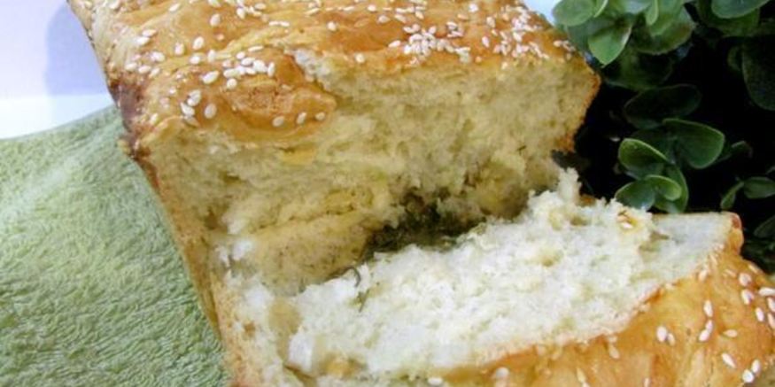 Рецепт домашнего хлеба с сыром и укропом