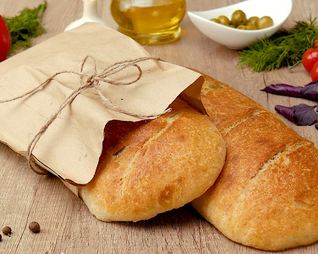 Домашний хлеб с зеленью