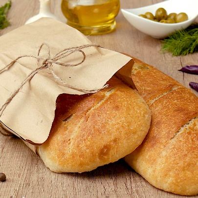 Домашний хлеб с зеленью