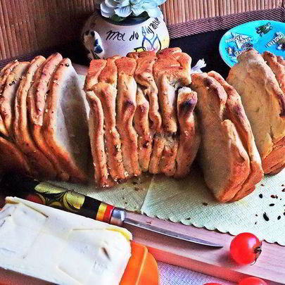 Итальянский хлеб Гармошка