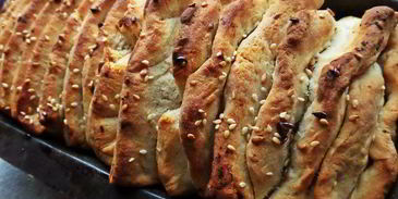 итальянский хлеб гармошка