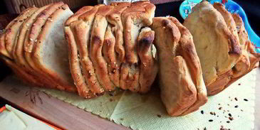 итальянский хлеб гармошка