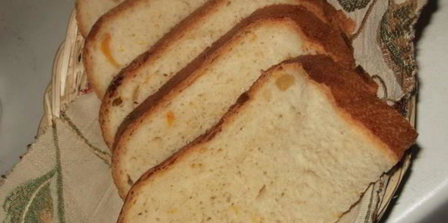 Рецепт хлеба пшеничного с курагой