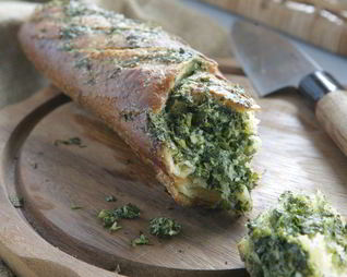 Хлеб с пармезаном и чесноком