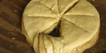 хлеб-венок три теста