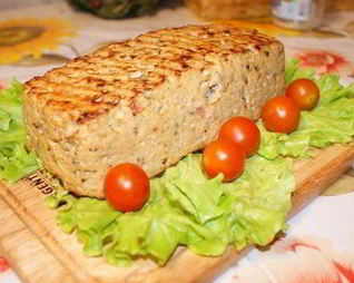 Куриный хлеб с сырной начинкой