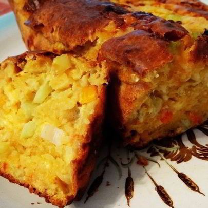 Мегаовощной ароматный хлеб с сыром