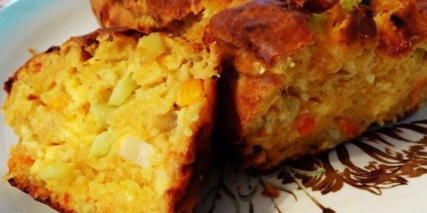 Рецепт мегаовощного ароматного хлеба с сыром