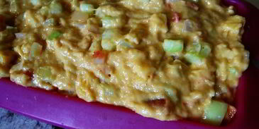 мегаовощной ароматный хлеб с сыром