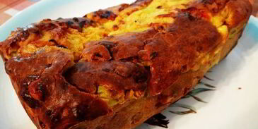 мегаовощной ароматный хлеб с сыром