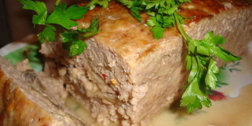 Рецепт мясного хлебца