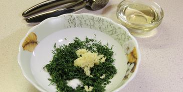 пампушки с чесноком к борщу