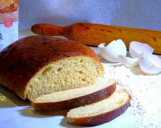 Простой яичный хлеб