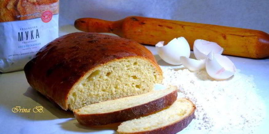 Рецепт простого яичного хлеба