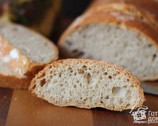 Пшеничный хлеб на ржаной закваске