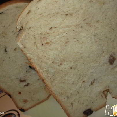 Пшеничный хлеб с сушеной клюквой