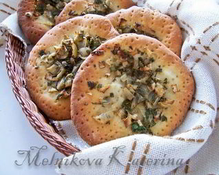 Сирийский луковый хлеб Syrian Onion Bread