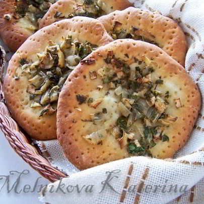 Сирийский луковый хлеб Syrian Onion Bread