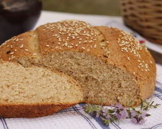 Творожный хлеб с цельнозерновой мукой
