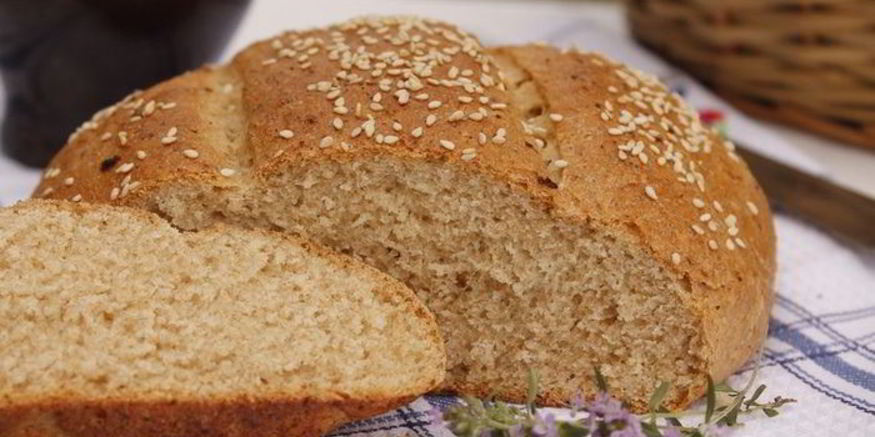 Рецепт творожного хлеба с цельнозерновой мукой