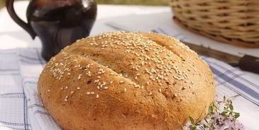 творожный хлеб с цельнозерновой мукой