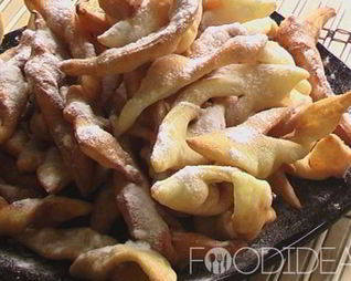 Хворост с водкой