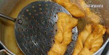 хворост слоистый, постный