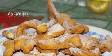 хворост слоистый, постный