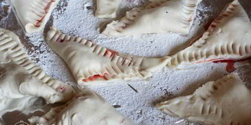 клубничные слойки