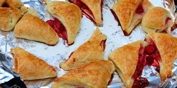 клубничные слойки