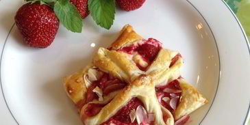 конвертики с клубникой