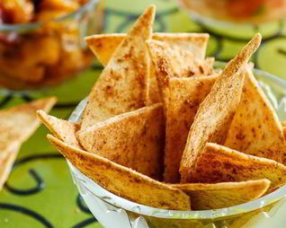 Чипсы из лаваша со специями