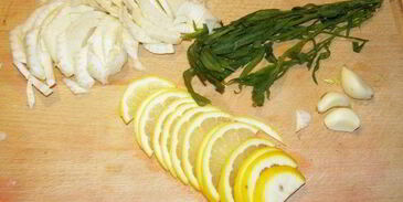 дорада в лаваше