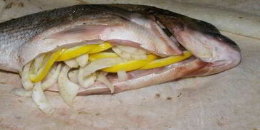 дорада в лаваше