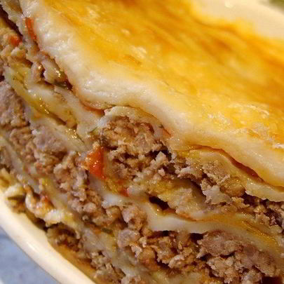 Фарш с лавашем