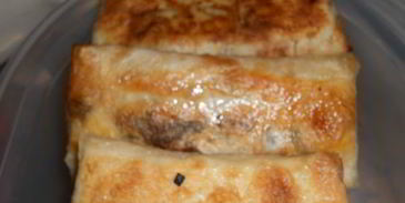 грибы в лаваше