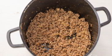 конвертики с мясом и фасолью в лаваше