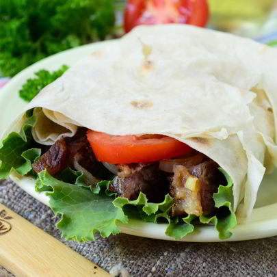 Лангет в лаваше