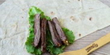 лангет в лаваше