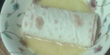 лаваш под грилем с сырной корочкой