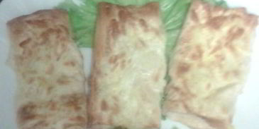 лаваш под грилем с сырной корочкой