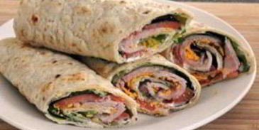 лаваш с беконом и сыром