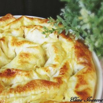 Лаваш с фасолью и курицей