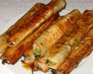 Лаваш с капустной начинкой