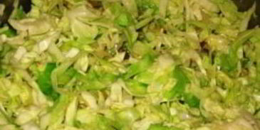 лаваш с капустной начинкой