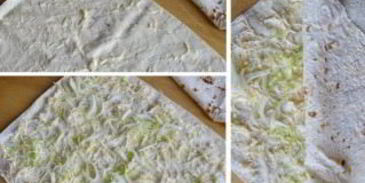 лаваш с консервами и сыром