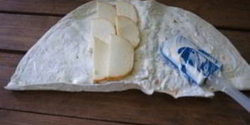 лаваш с копченым сыром