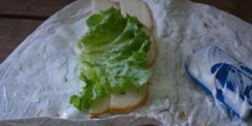 лаваш с копченым сыром