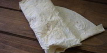 лаваш с копченым сыром