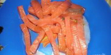 лаваш с красной рыбой